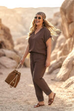 Komplet Sahara Brown Plus Size - obrazek 2