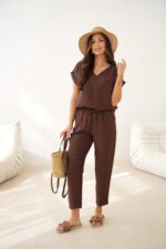 Komplet Sahara Brown z wiskozy - obrazek 5