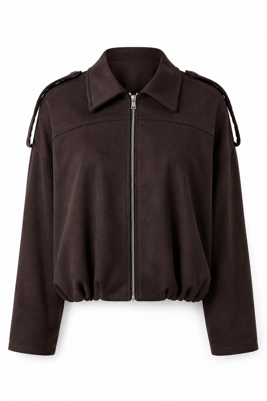 Kurtka bomberka espresso - obrazek 3